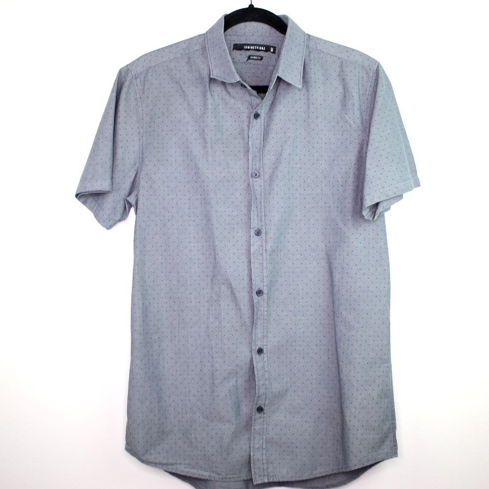 19 Ninety : One Mens Short Sleeve Button down